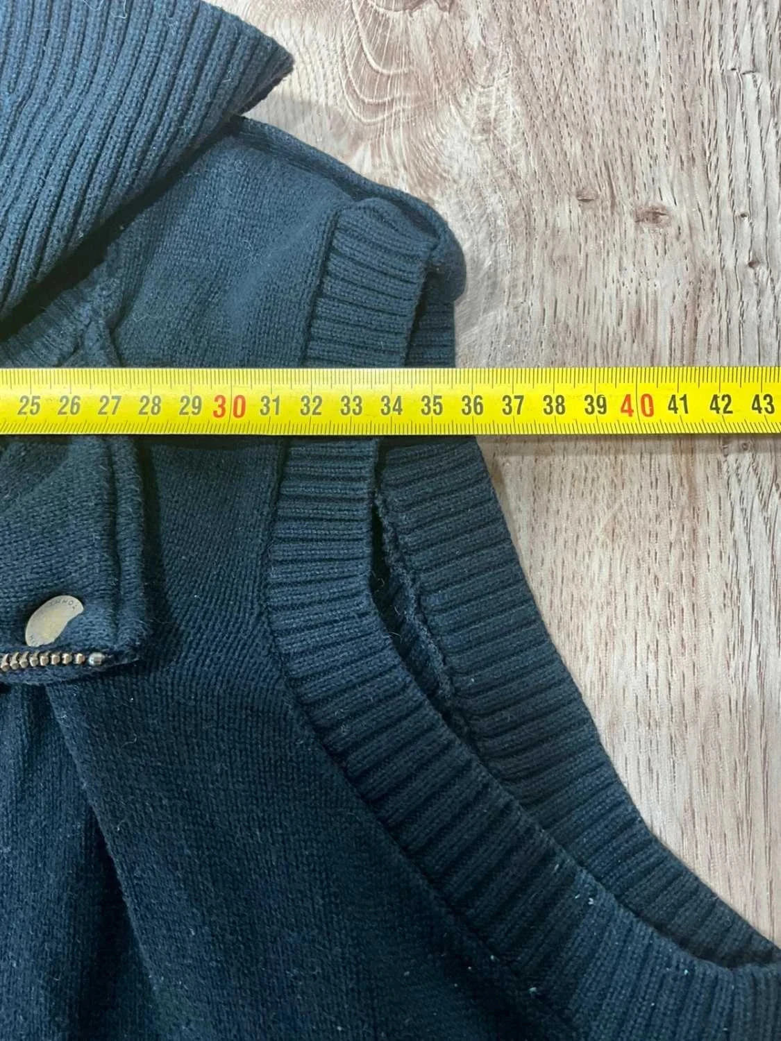 Gilet zippé Tommy hilfiger homme M 100% coton  bleu marine – photo 8
